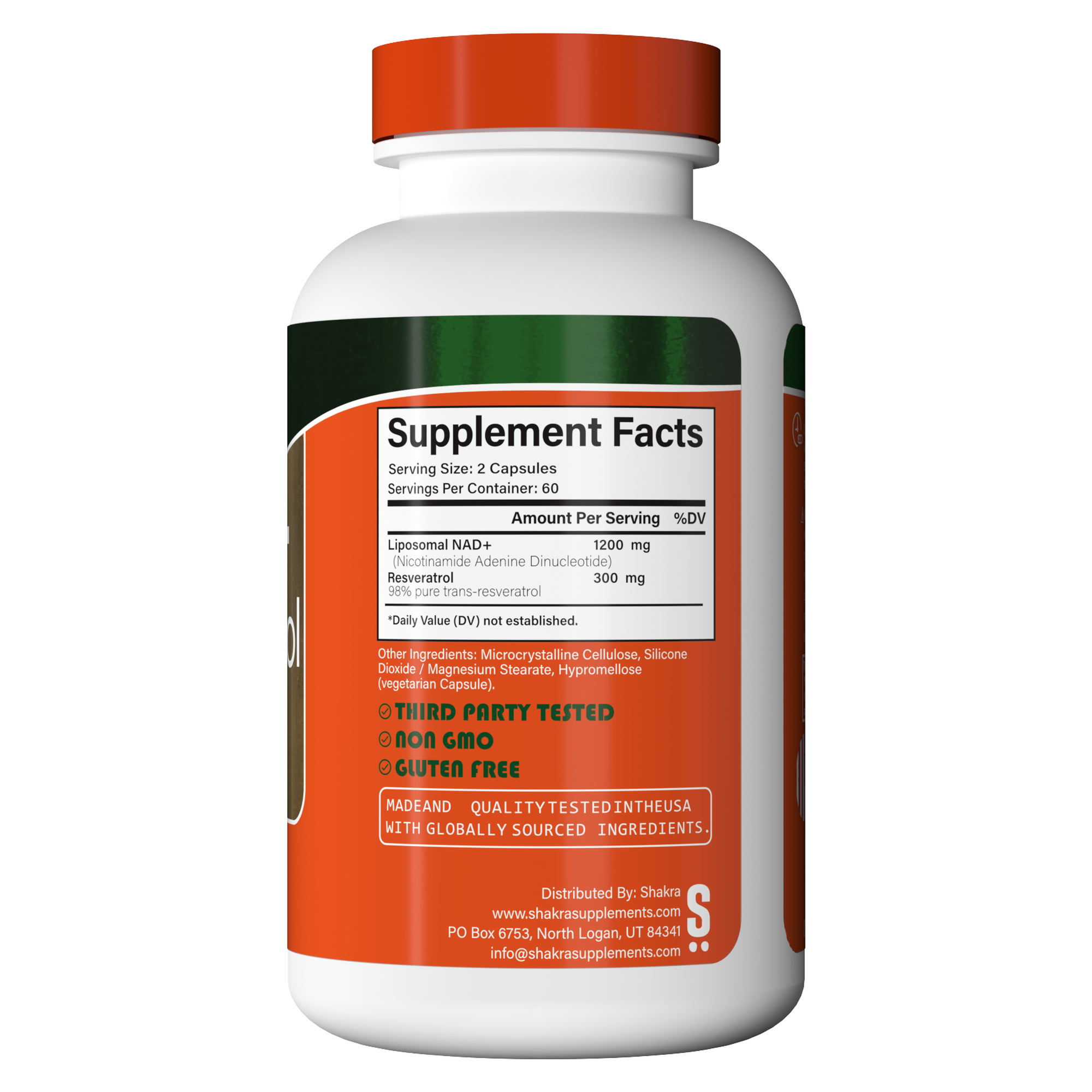 SHAKRA NAD Y RESVERATROL 120 CAPSULAS - 2