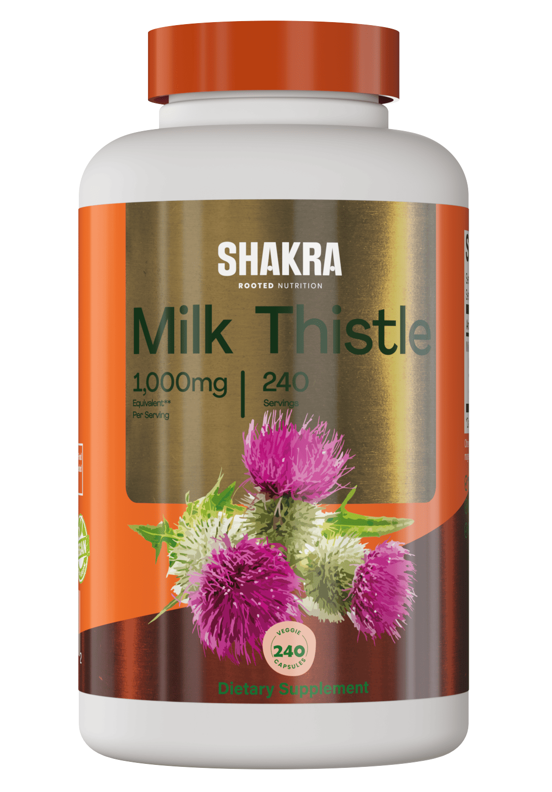SHAKRA CARDO MARIANO MILK THISTLE 240 CAPSULAS - 1