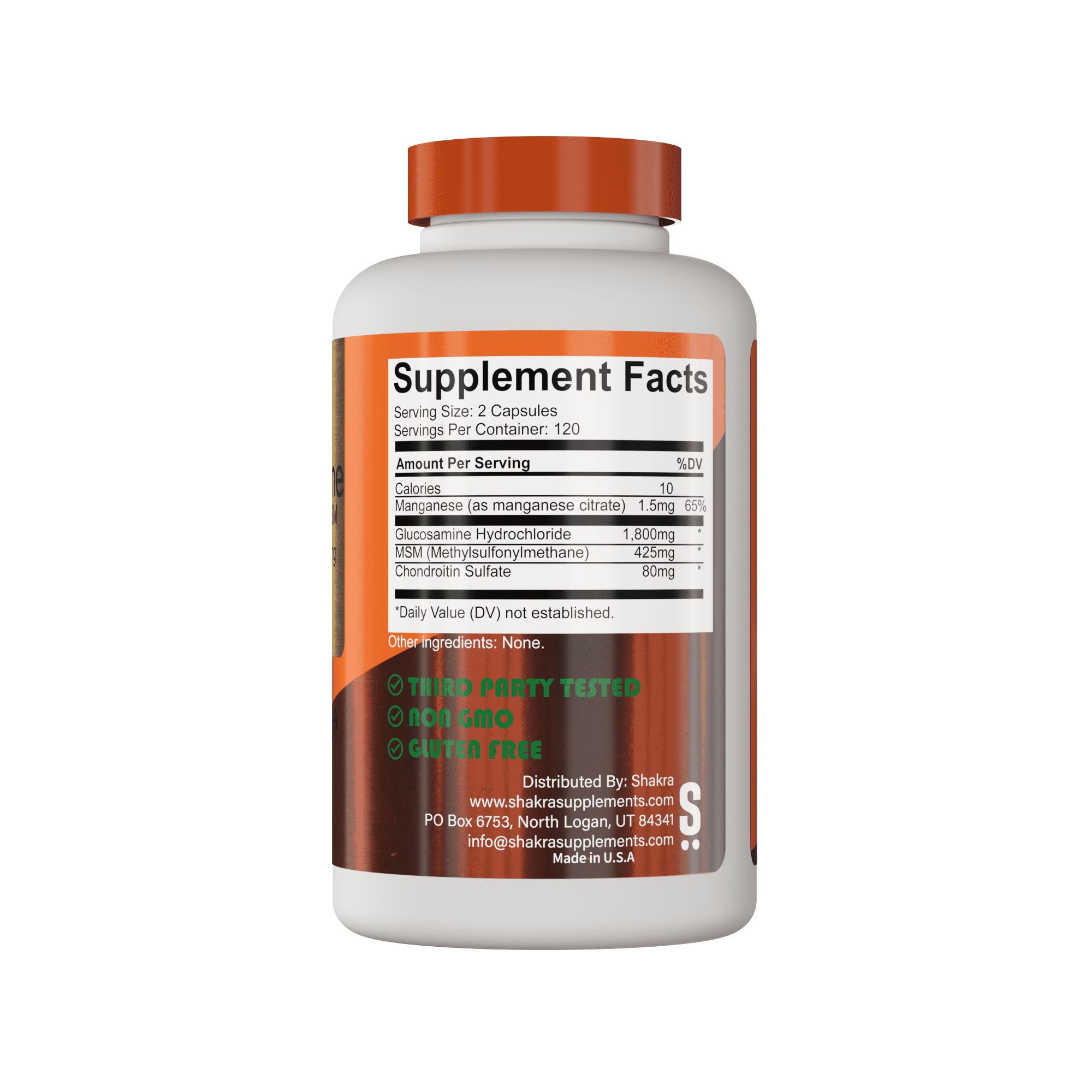SHAKRA GLUCOSAMINA CHONDROITIN MSM 240 CAPSULAS - 2
