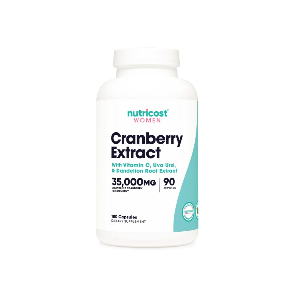 NUTRICOST CRANBERRY CON VITAMINA C UVA URSI 180 CAPSULAS - 1
