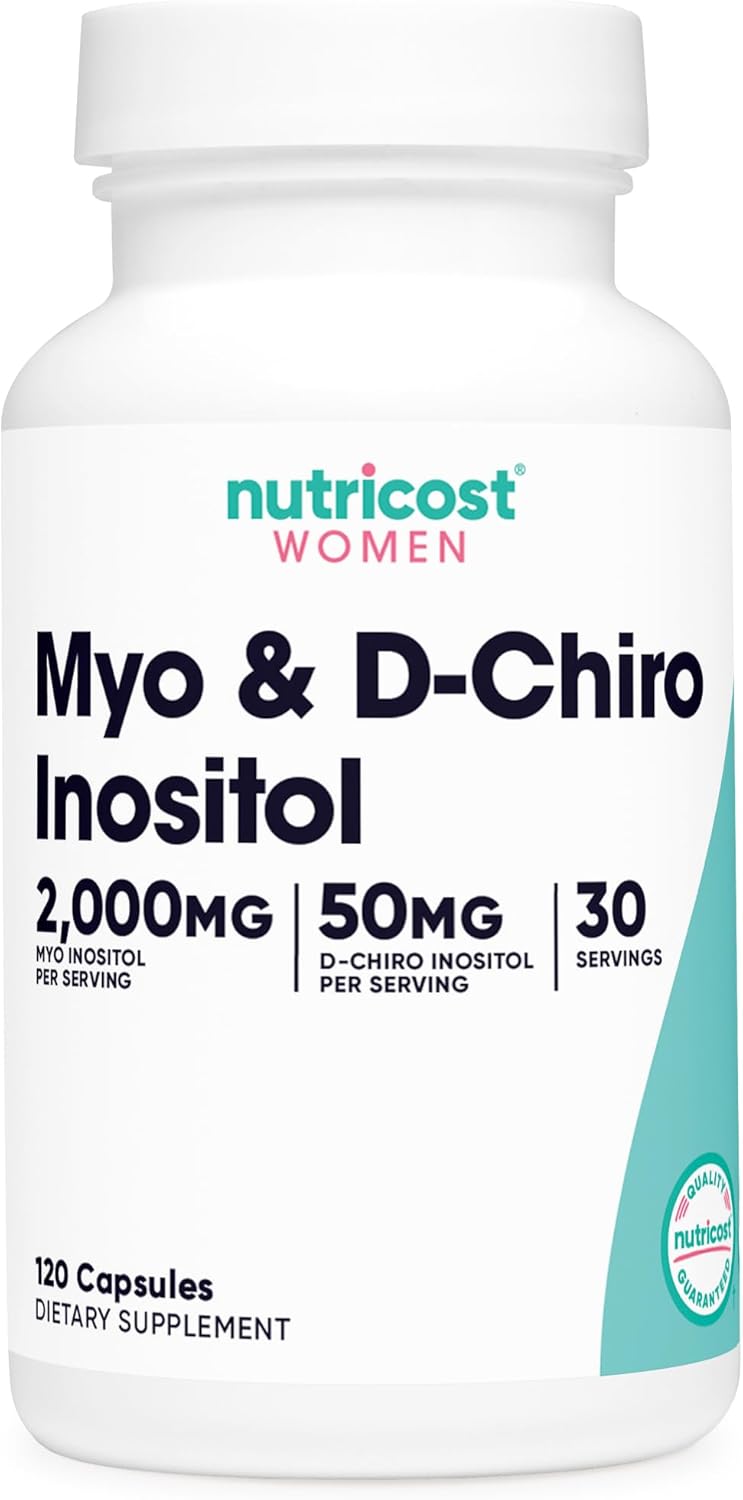 NUTRICOST Inositol W Myo y D-Chiro para mujeres W Myo & D-Chiro Inositol for Women 2000mg - 1