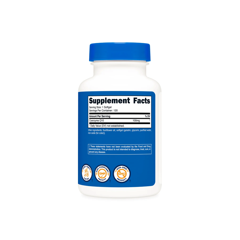 NUTRICOST COQ10 COENSYME Q10 100MG 120 CAP - 2