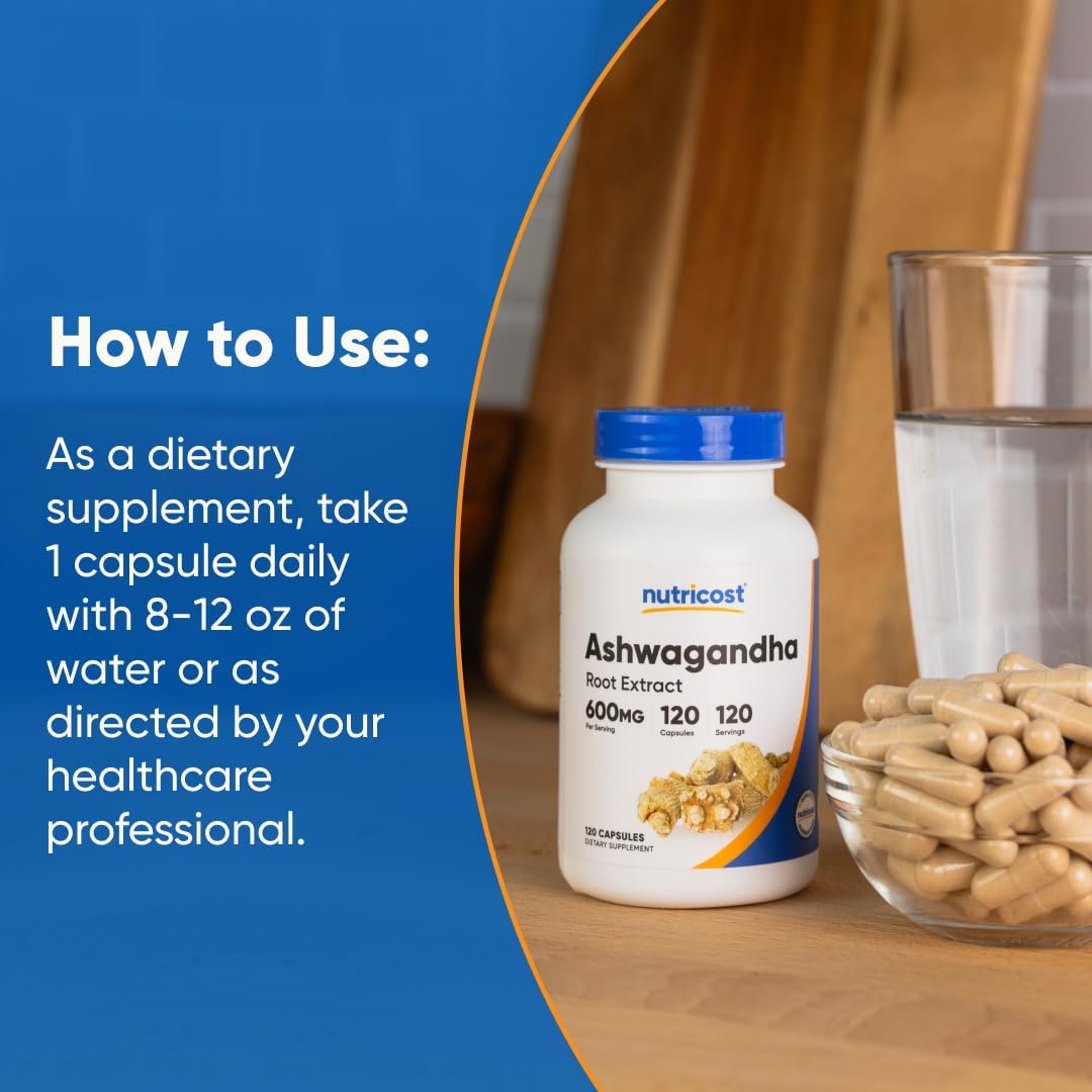 NUTRICOST ASHWAGANDHA 600 MG - 3