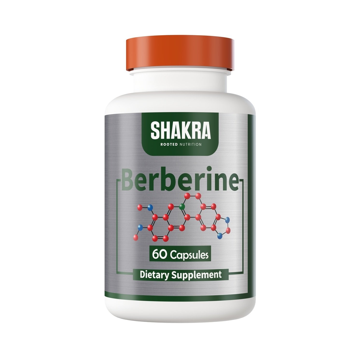SHAKRA BERBERINE BERBERINA 1200 MG 60 CAPSULAS - 1