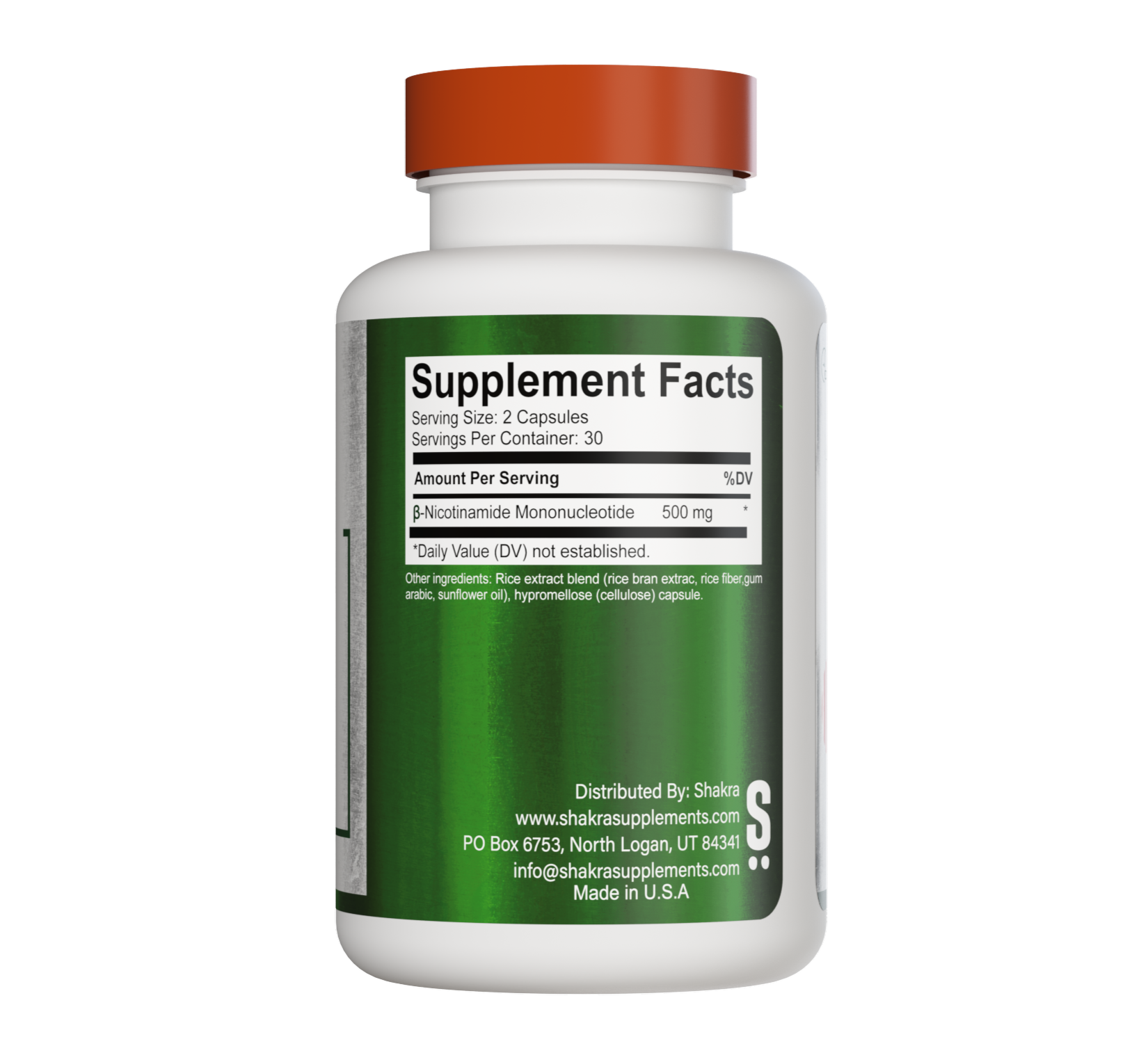 SHAKRA NMN NICOTINAMIDA MONONUCLEOTIDA 500 MG - 2