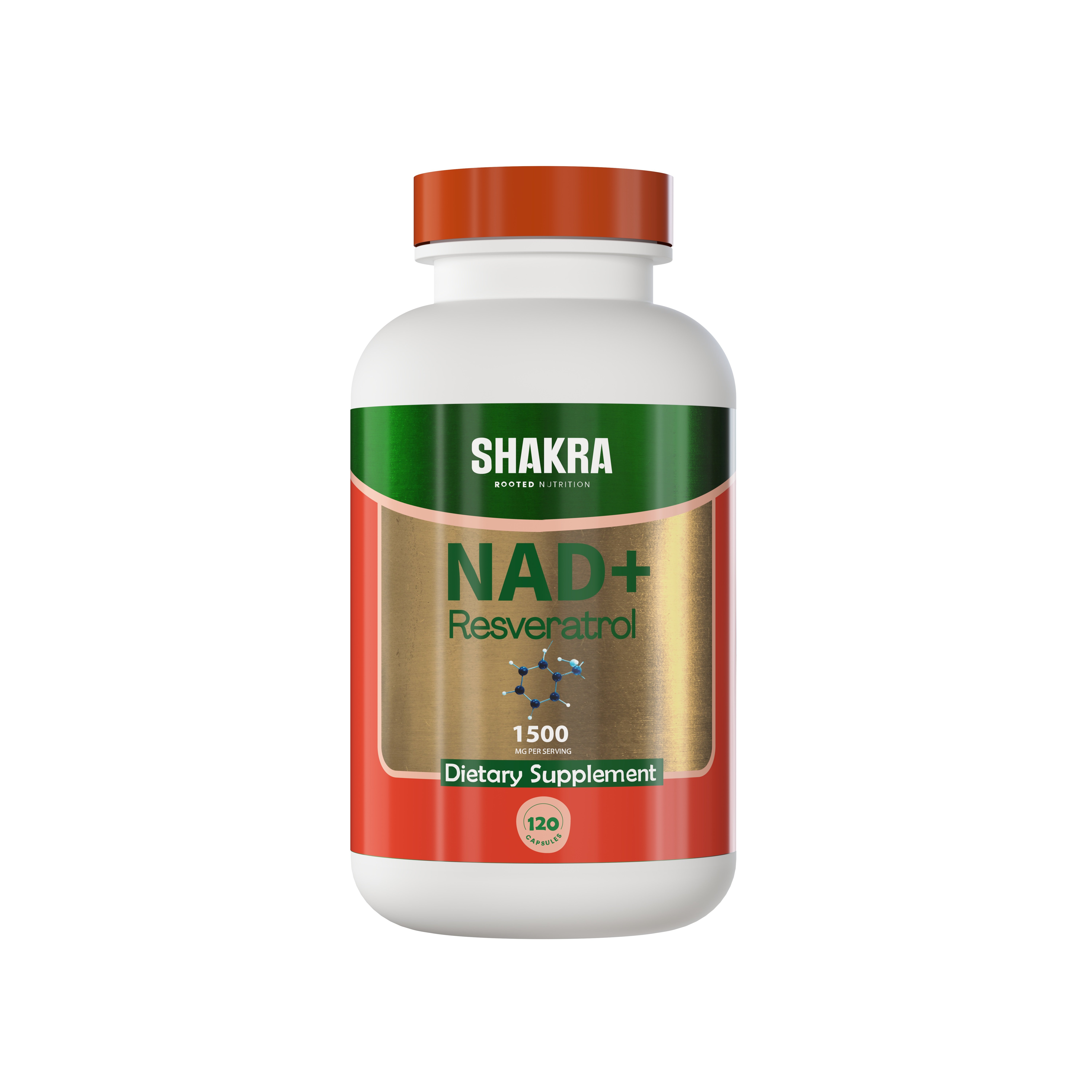 SHAKRA NAD Y RESVERATROL 120 CAPSULAS - 1