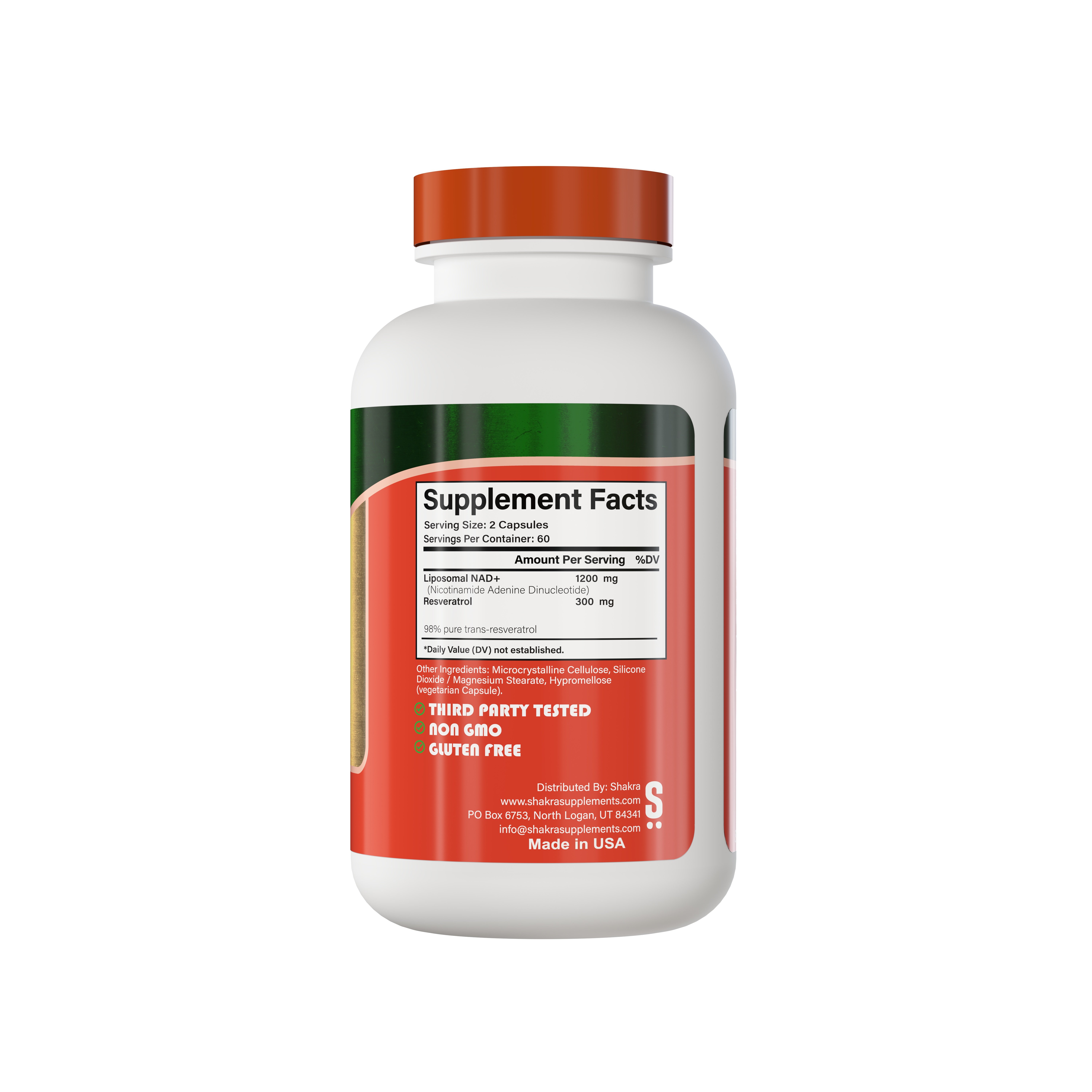 SHAKRA NAD Y RESVERATROL 120 CAPSULAS - 2