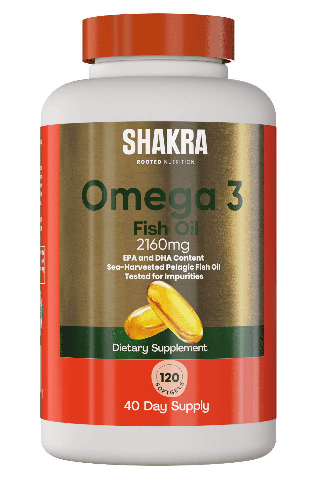 SHAKRA FISH OIL ACEITE DE PECADO OMEGA 3 120 CAPSULAS - 1