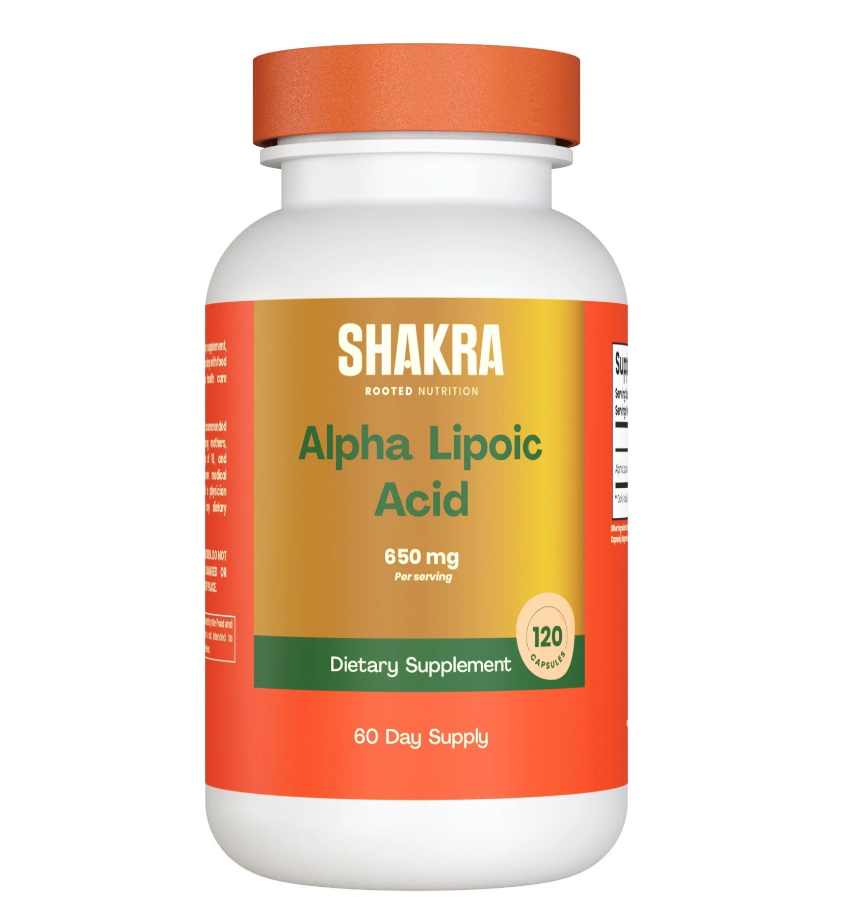 SHAKRA ACIDO ALFA LIPOICO 650 MG 120 CAPSULAS - 1