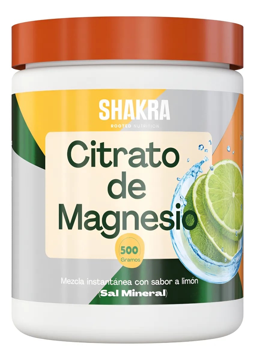 SHAKRA CITRATO DE MAGNESIO EN POLVO MINERAL 500 GRAMOS - 1