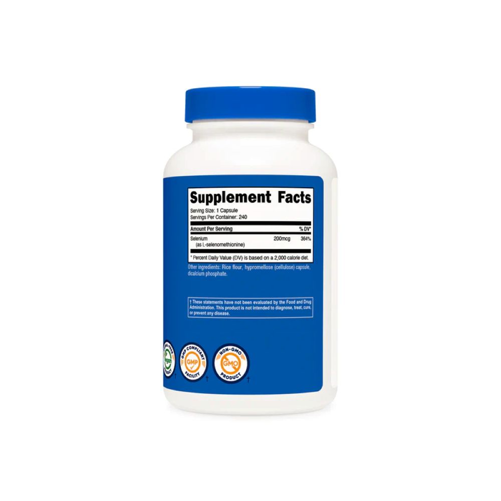 SUPLEMENTOS NUTRICOST SELENIO SELENIUM 200 MCG 240 CAPSULAS - 2
