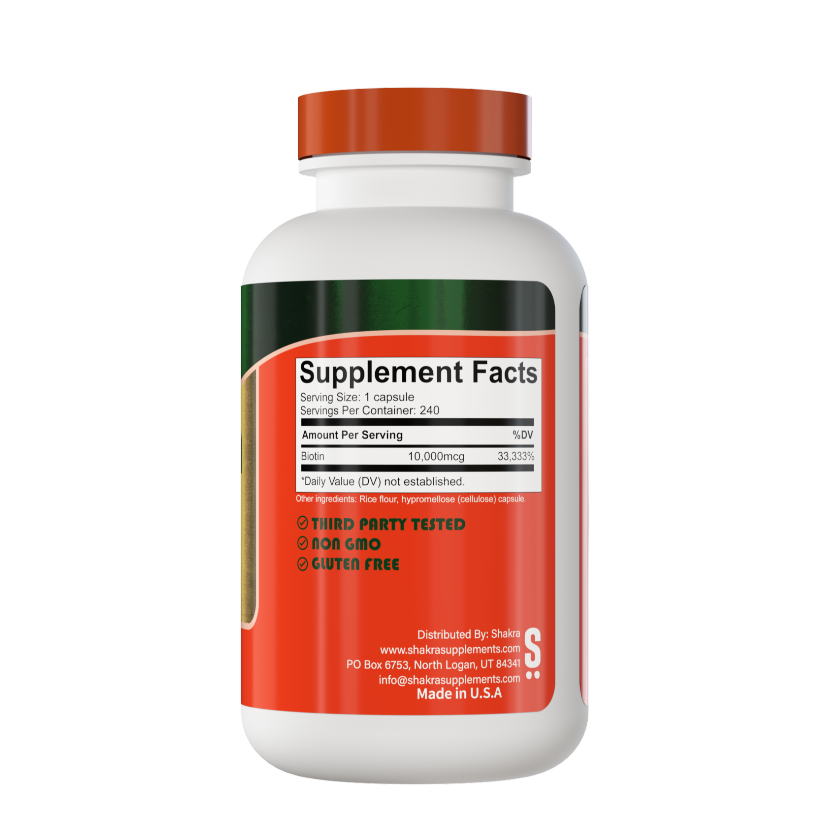 SHAKRA BIOTINA BIOTIN 10000 MCG 240 CAPSULAS - 2
