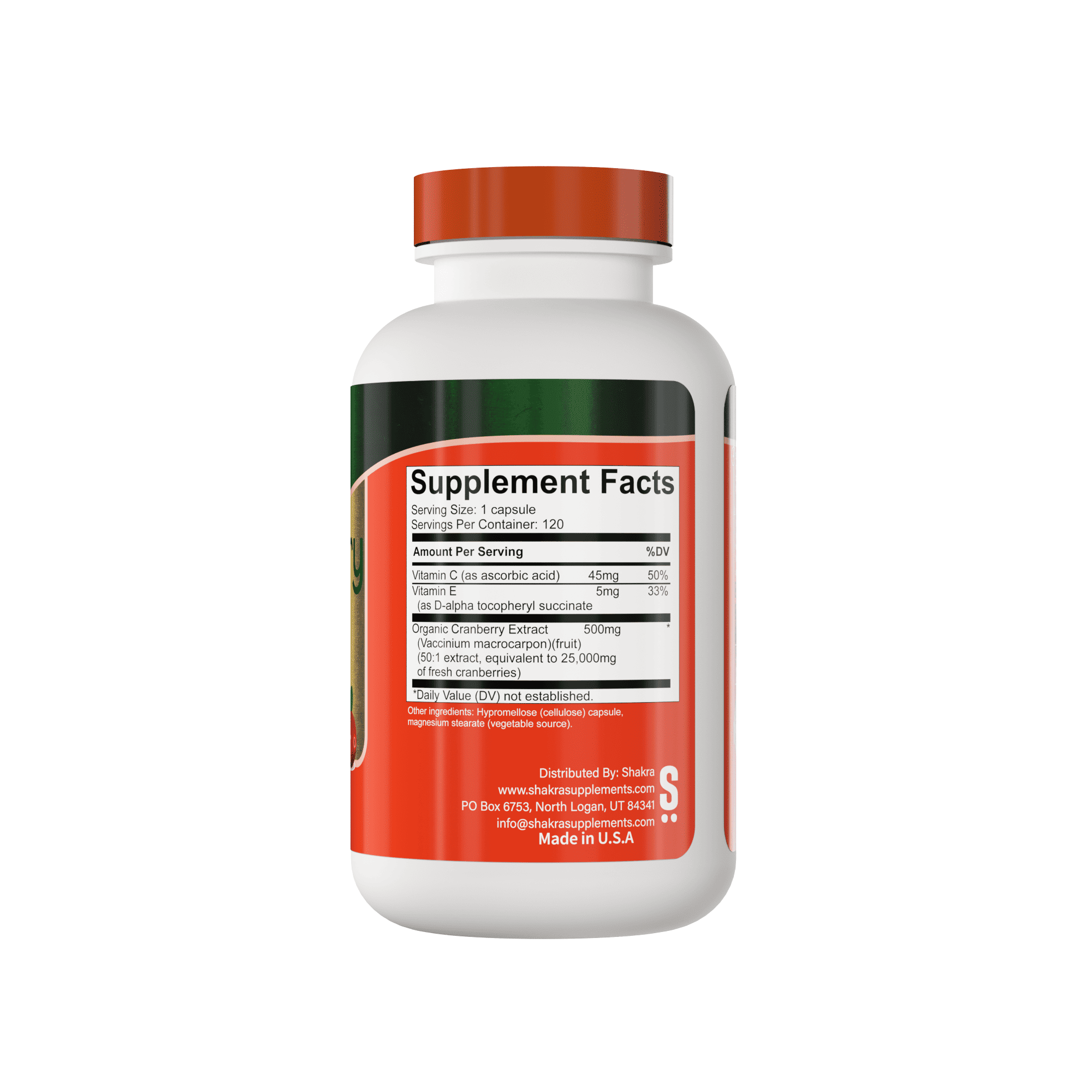 SHAKRA CRANBERRY 120 CAPSULAS - 2