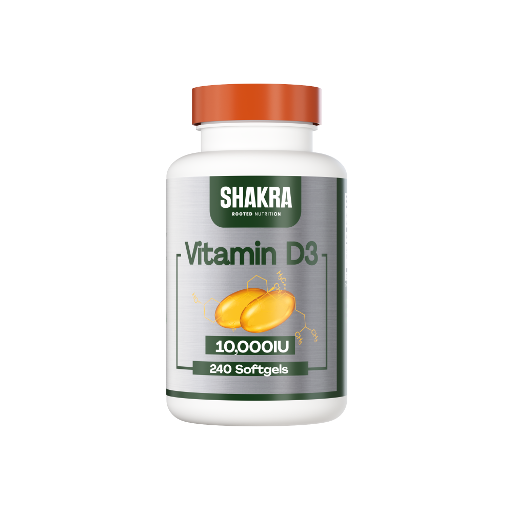 SHAKRA VITAMINA D3 10000 IU COLECALCIFEROL 240 CÁPSULAS - 1