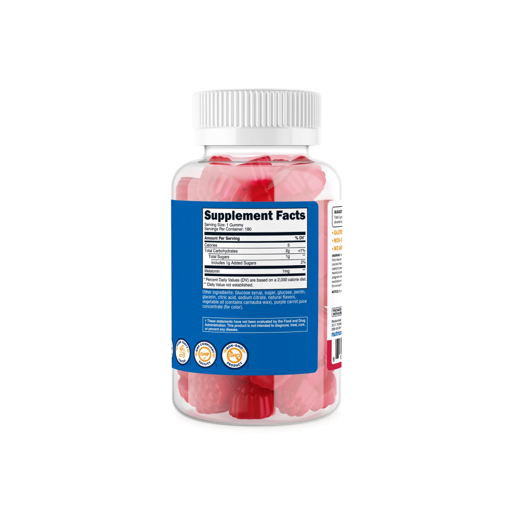 MELATONINA 1MG PARA NIÑOS NUTRICOST 120 GOMITAS GUMMIES - 2