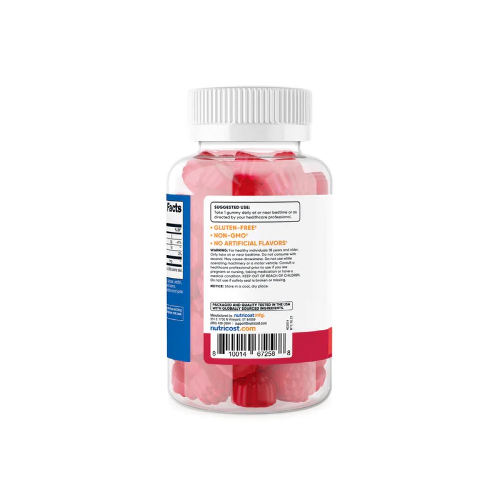 MELATONINA 1MG PARA NIÑOS NUTRICOST 120 GOMITAS GUMMIES - 3
