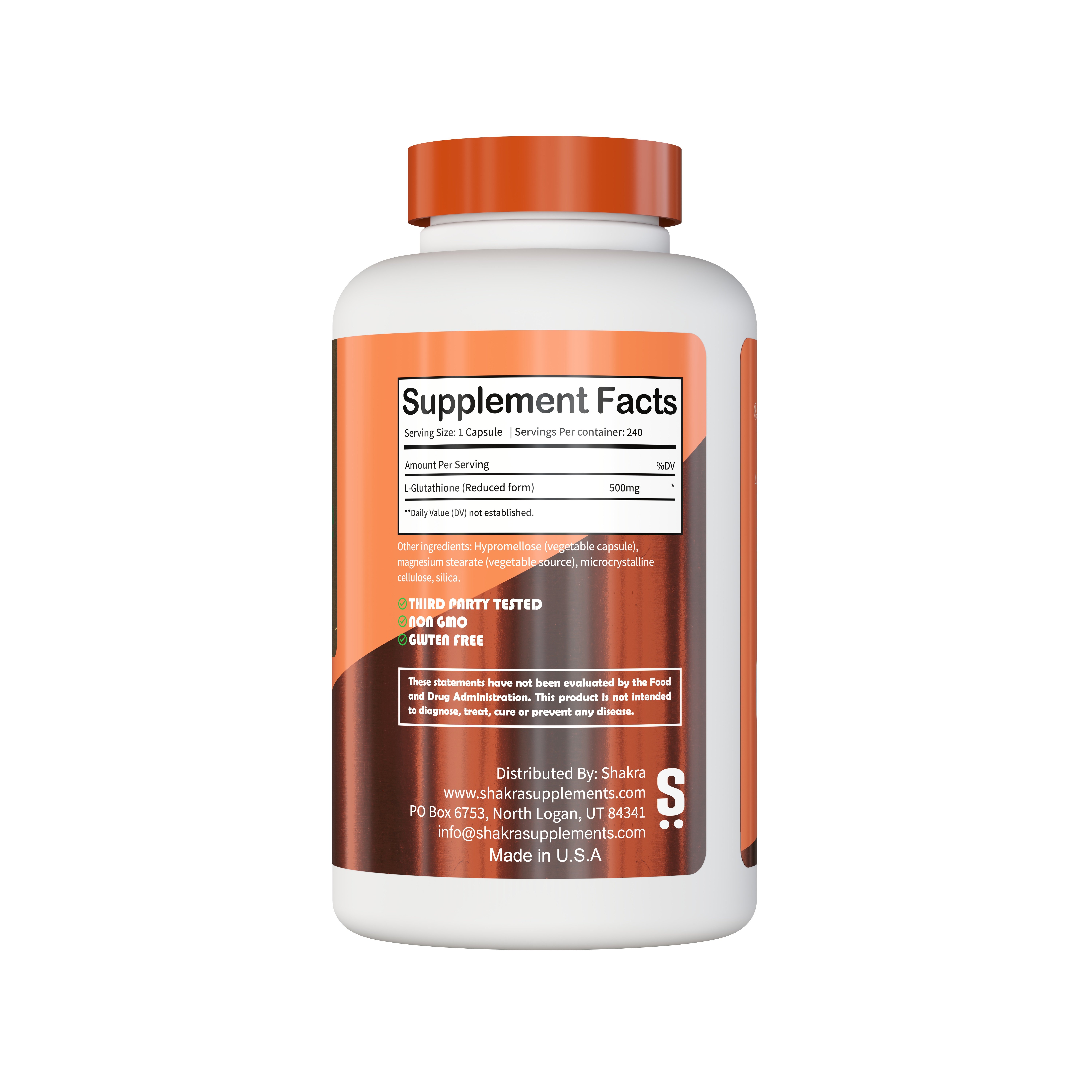 SHAKRA GLUTATION GLUTATHIONE 240 CAPSULAS - 2