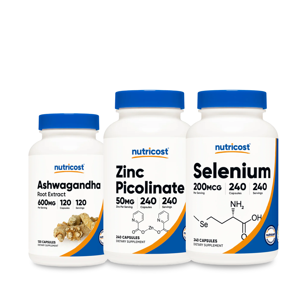 NUTRICOST SOPORTE TIROIDEO (SELENIO, ZINC PICOLINATE, ASHWAGANDHA) - 1