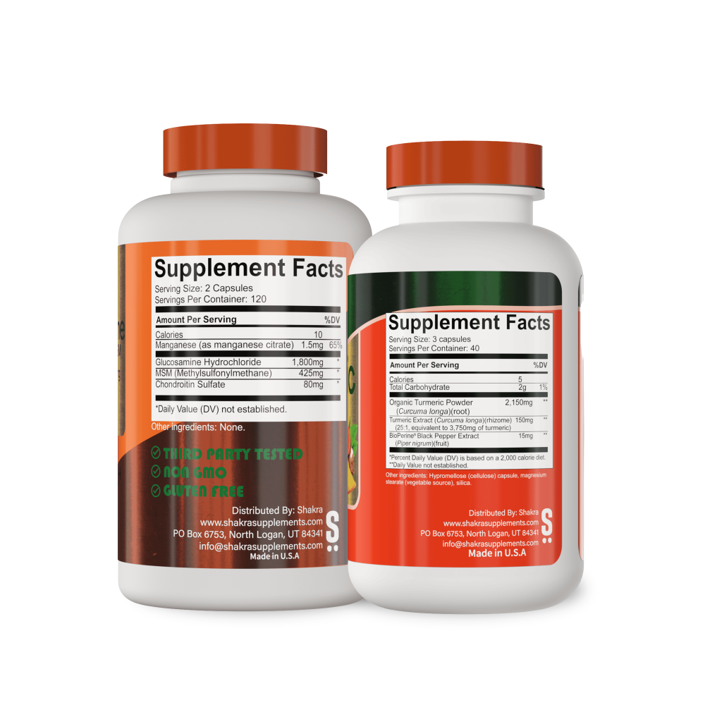 ARTICULACIONES DE ACERO (SHAKRA GLUCOSAMINA/MSM, SHAKRA CÚRCUMA) - 2
