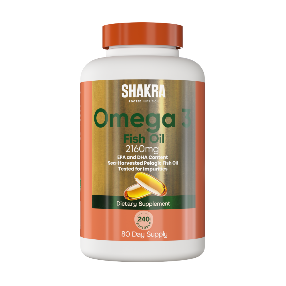 SHAKRA FISH OIL OMEGA 3 2160MG 240 CAPSULES - 1