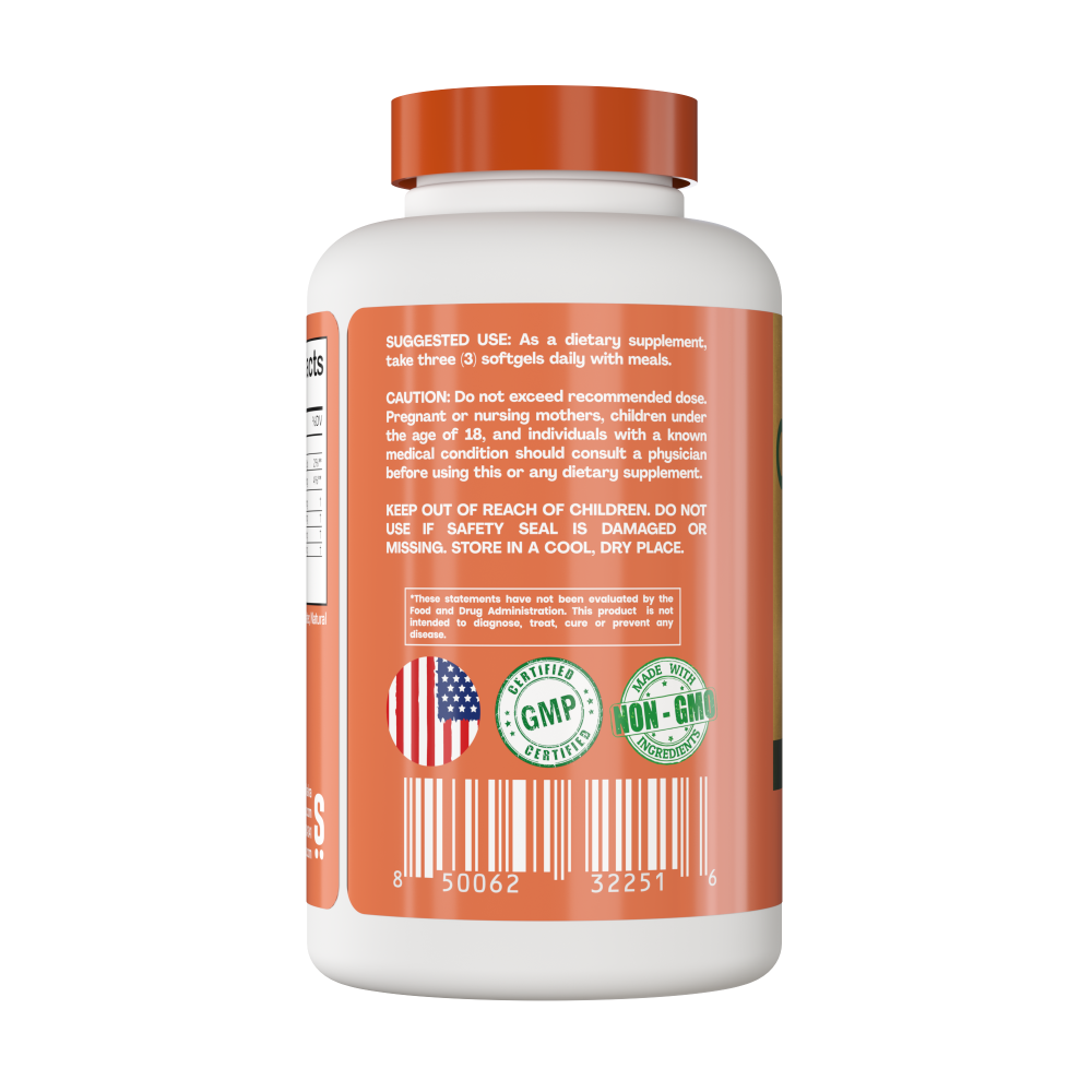 SHAKRA FISH OIL OMEGA 3 2160MG 240 CAPSULES - 3