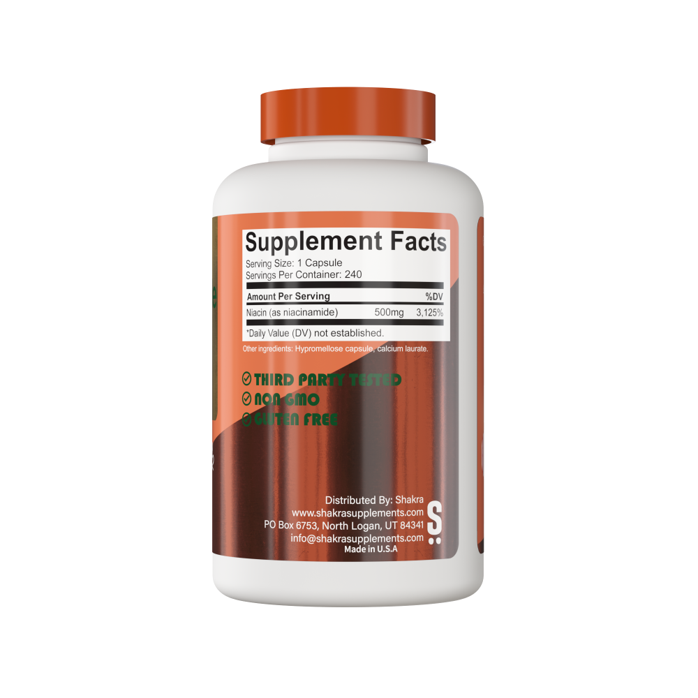 SHAKRA NIACINAMIDA 500MG 240 CAPSULAS - 2