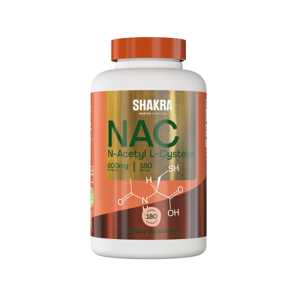 SHAKRA NAC N ACETIL CISTEINA 600MG 180 CAPSULAS - 1