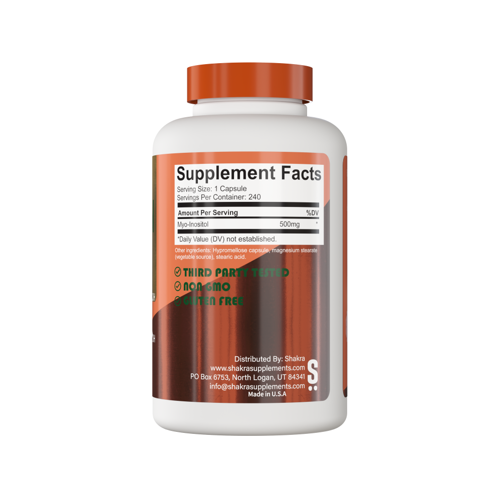 SHAKRA INOSITOL MYO INOSITOL 500MG 240 CAPSULAS - 2