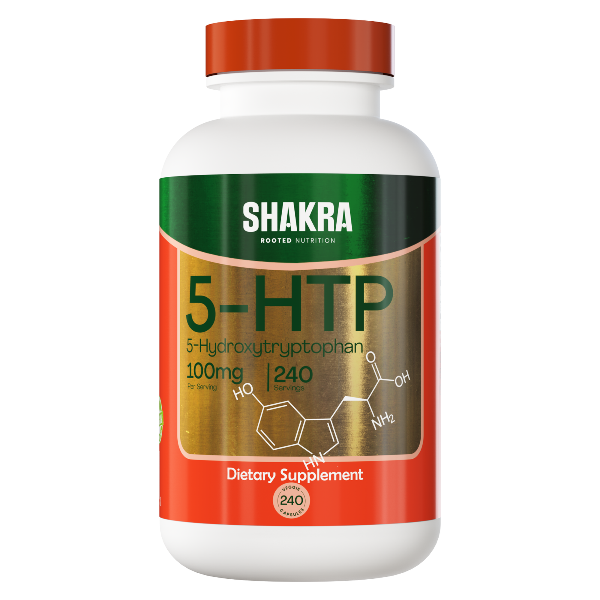 SHAKRA 5 HTP 100 MG 5-HYDROXYTRYPTOPHAN 240 - 1