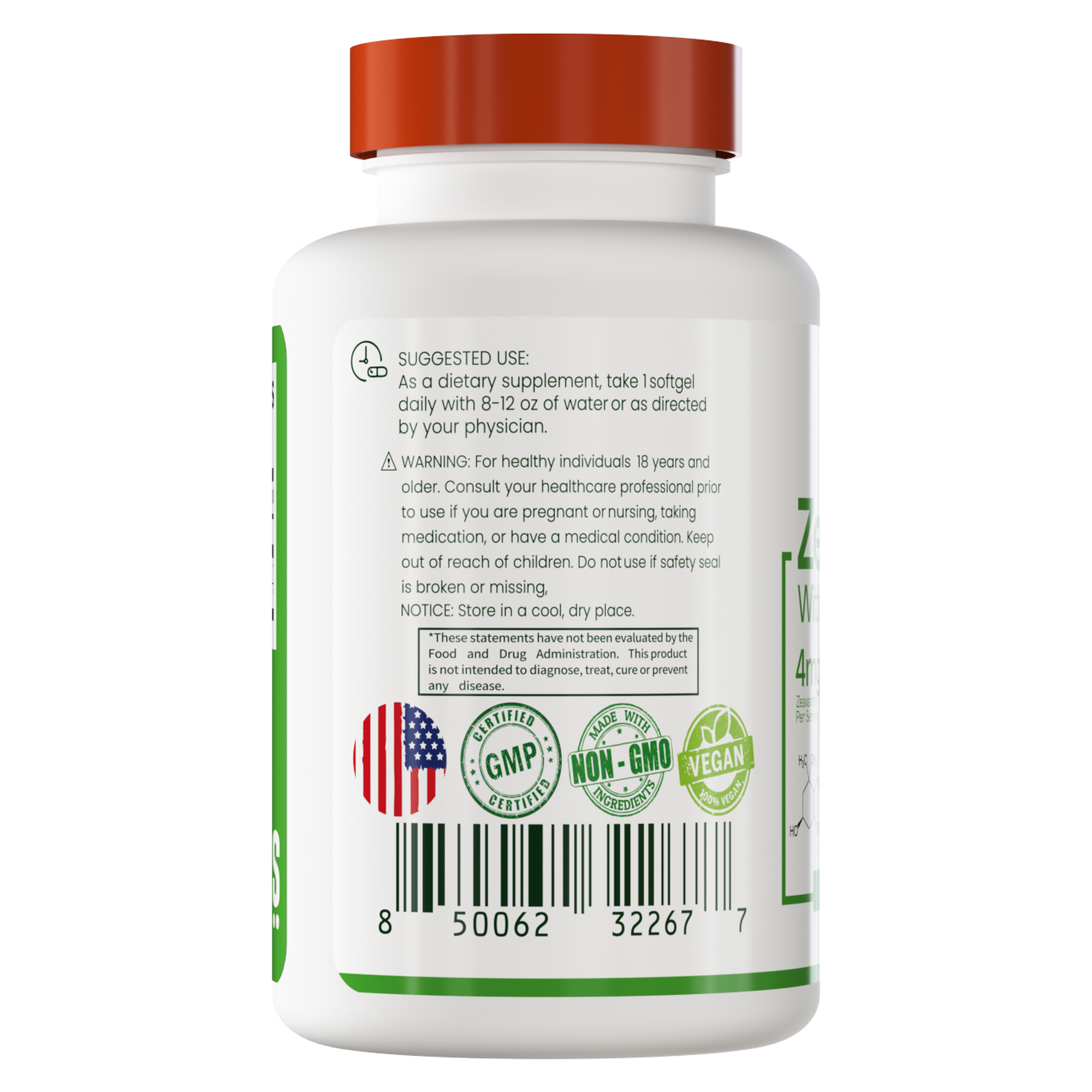 SHAKRA ZEAXANTHIN LUTEIN LUTEÍNA ZEAXANTINA 120 CAPSULAS - 3