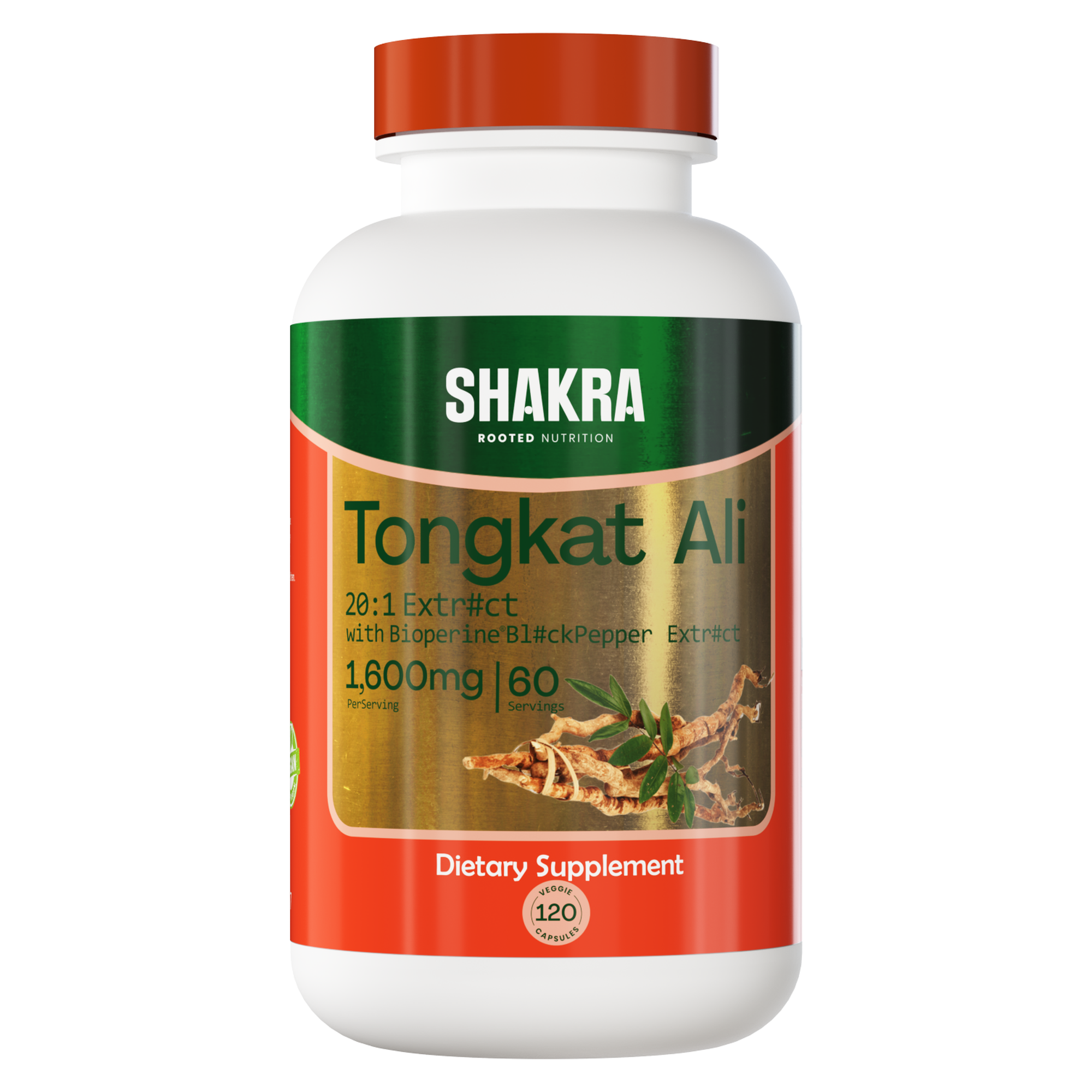 SHAKRA TONGKAT ALI 120 CAPSULAS - 1