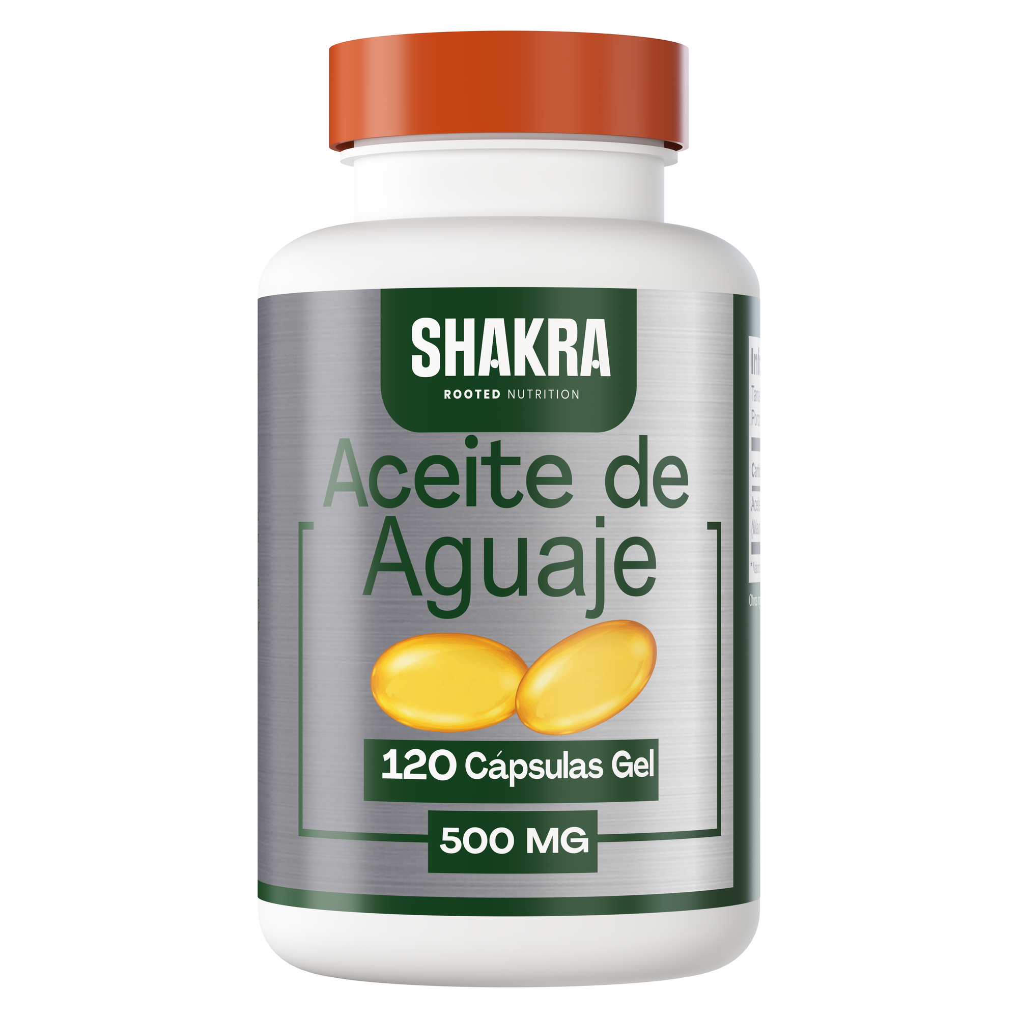 SHAKRA ACEITE DE AGUAJE 120 CAPSULAS - 1