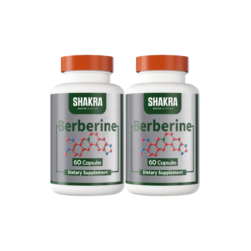 PACK X2 SHAKRA BERBERINE BERBERINA 1200 MG 60 CAPSULAS - 1