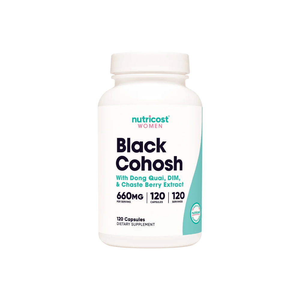 NUTRICOST BLACK COHOSH FOR WOMEN COHOSH NEGRO PARA MUJERES 660 MG 120 CAP - 1