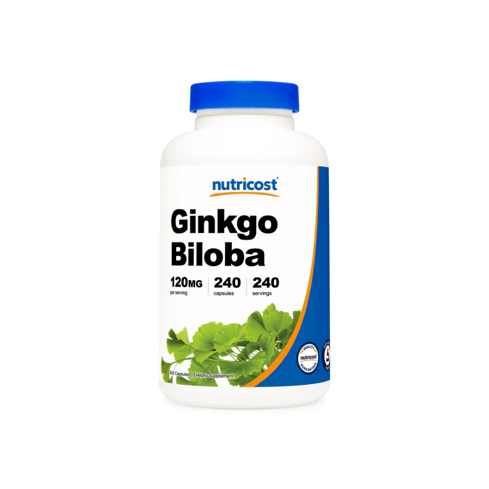 NUTRICOST GINKGO BILOBA CAPSULES 240 CAPS - 1