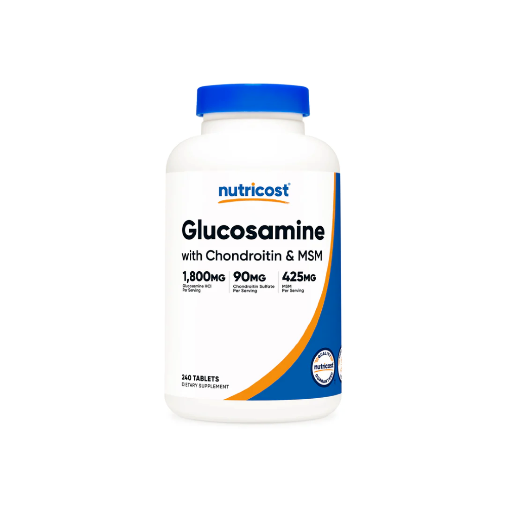 NUTRICOST GLUCOSAMINE + CHONDROITIN + MSM 240 TABS - 1