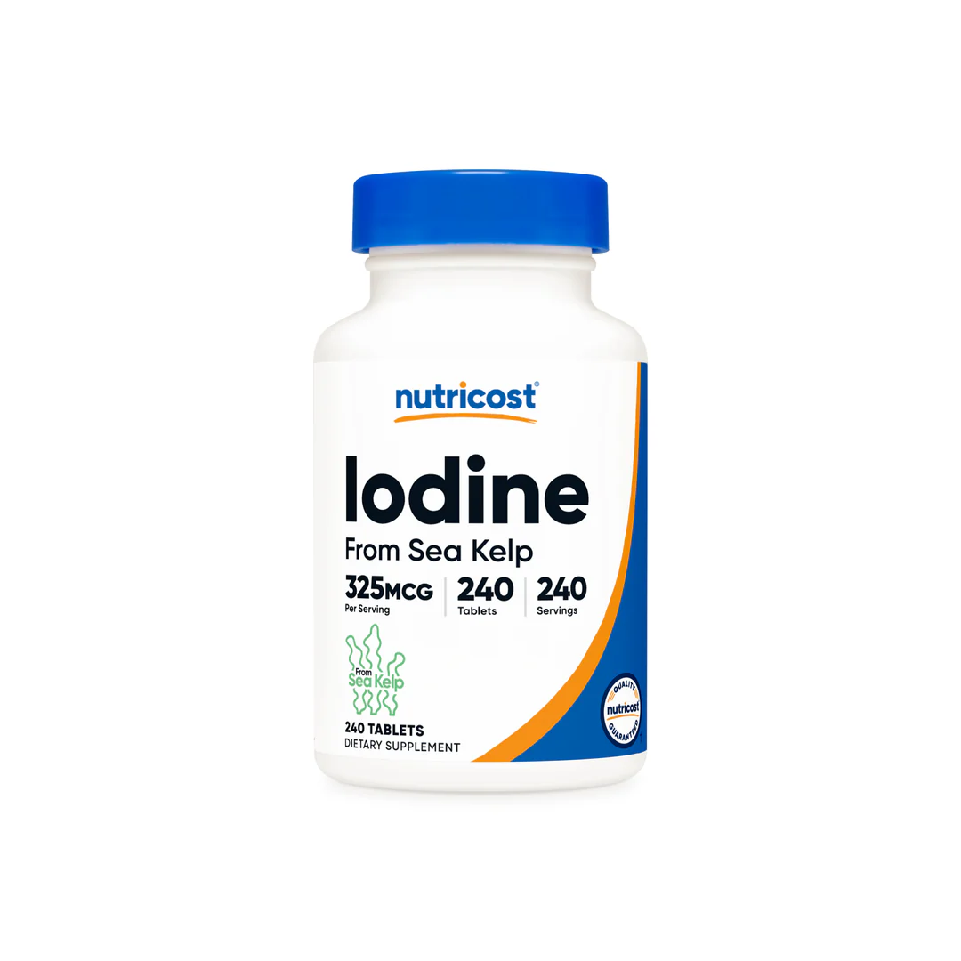 NUTRICOST IODINE 325 MCG 240 TABLETS - 1