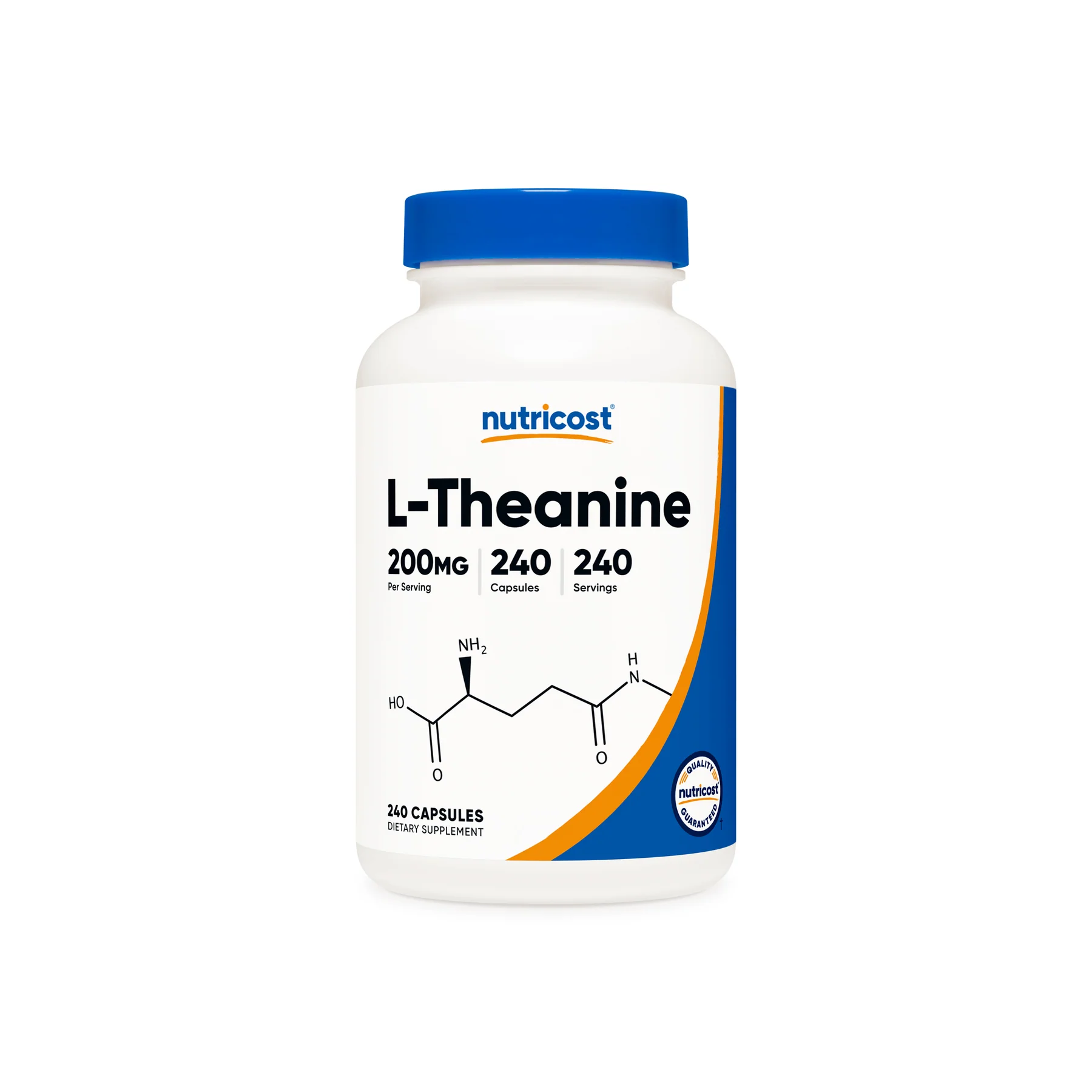 NUTRICOST L-THEANINE L-TEANINA 200 MG 240 CAPSULES - 1