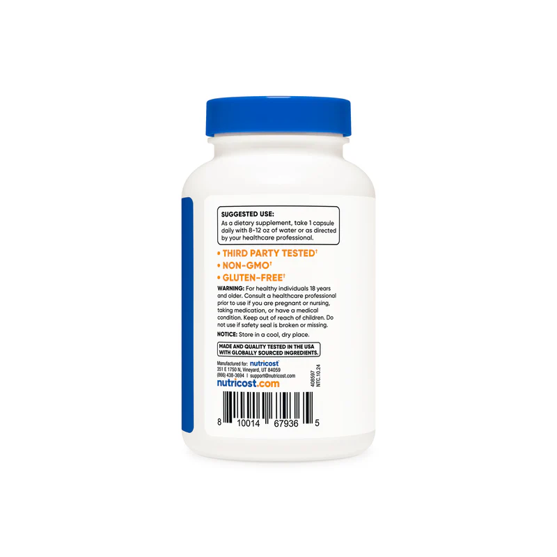 NUTRICOST L-THEANINE L-TEANINA 200 MG 240 CAPSULES - 3