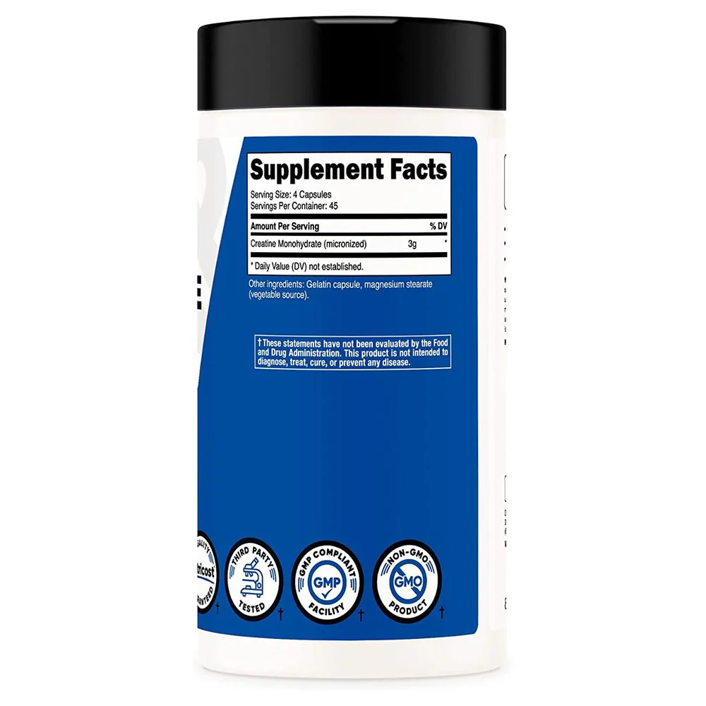 NCW CREATINE MONOHYDRATE 3000 MG 180CAPS - 2