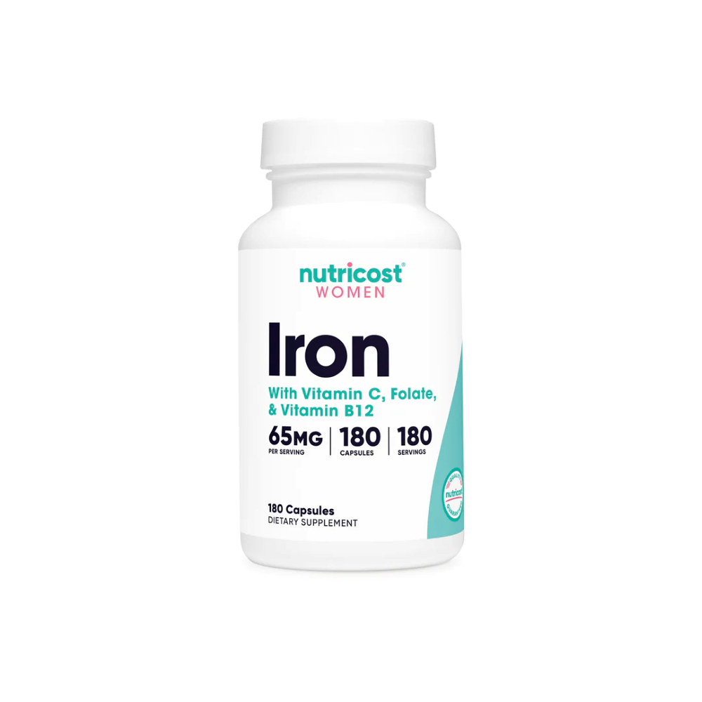 NUTRICOST IRON FOR WOMEN 65 MG 180 CAP - 1