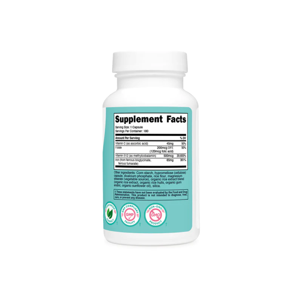 NUTRICOST IRON FOR WOMEN 65 MG 180 CAP - 2