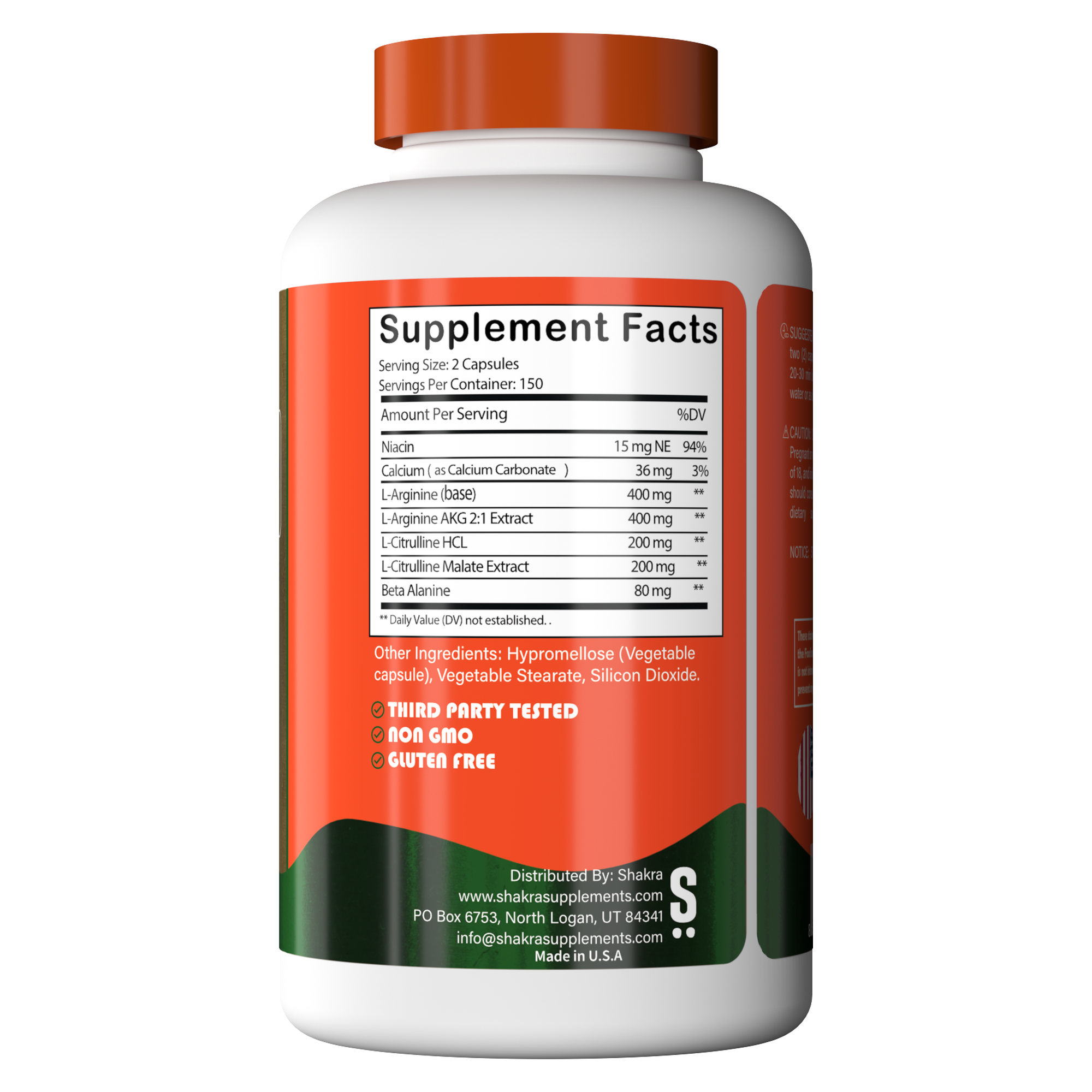 SHAKRA L-ARGININE PLUS ARGININA 300 CAPSULAS - 2