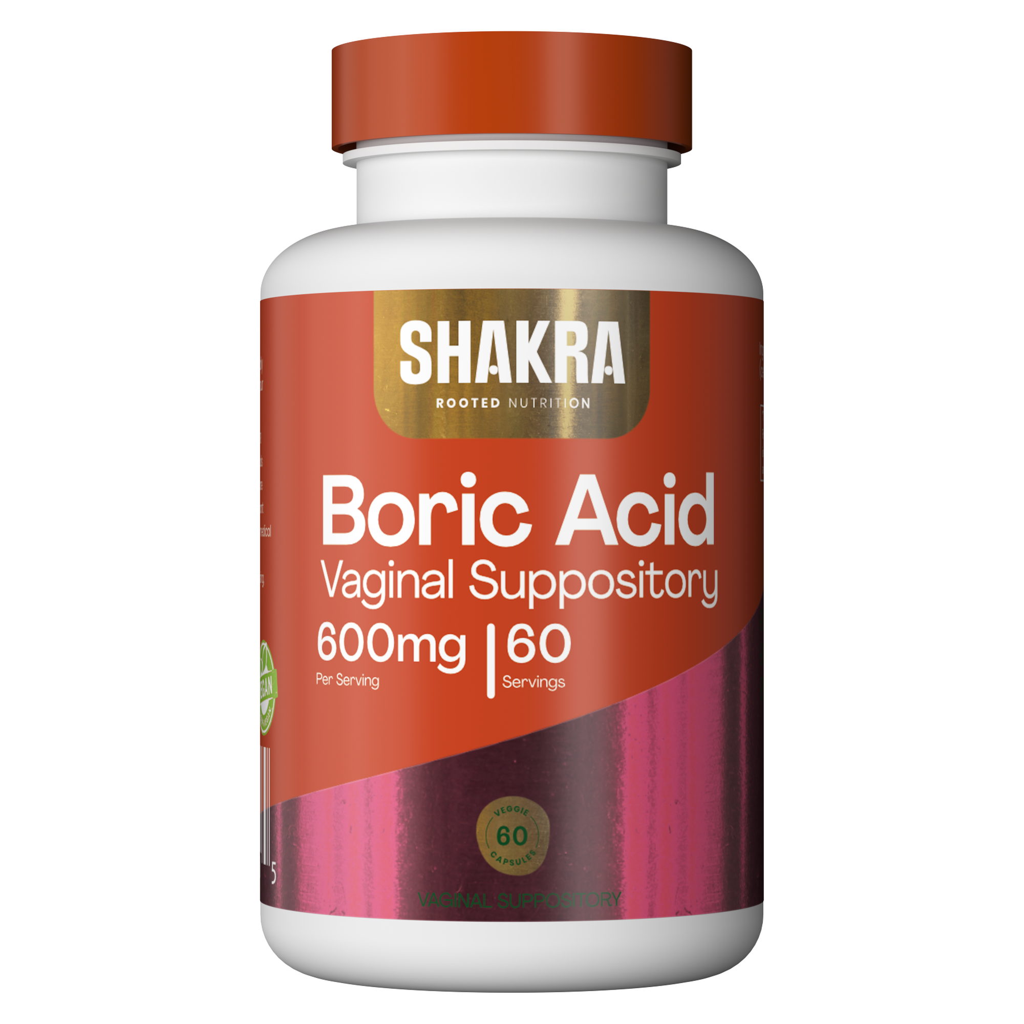 SHAKRA BORIC ACID ACIDO BORICO 60SERVINGS - 1