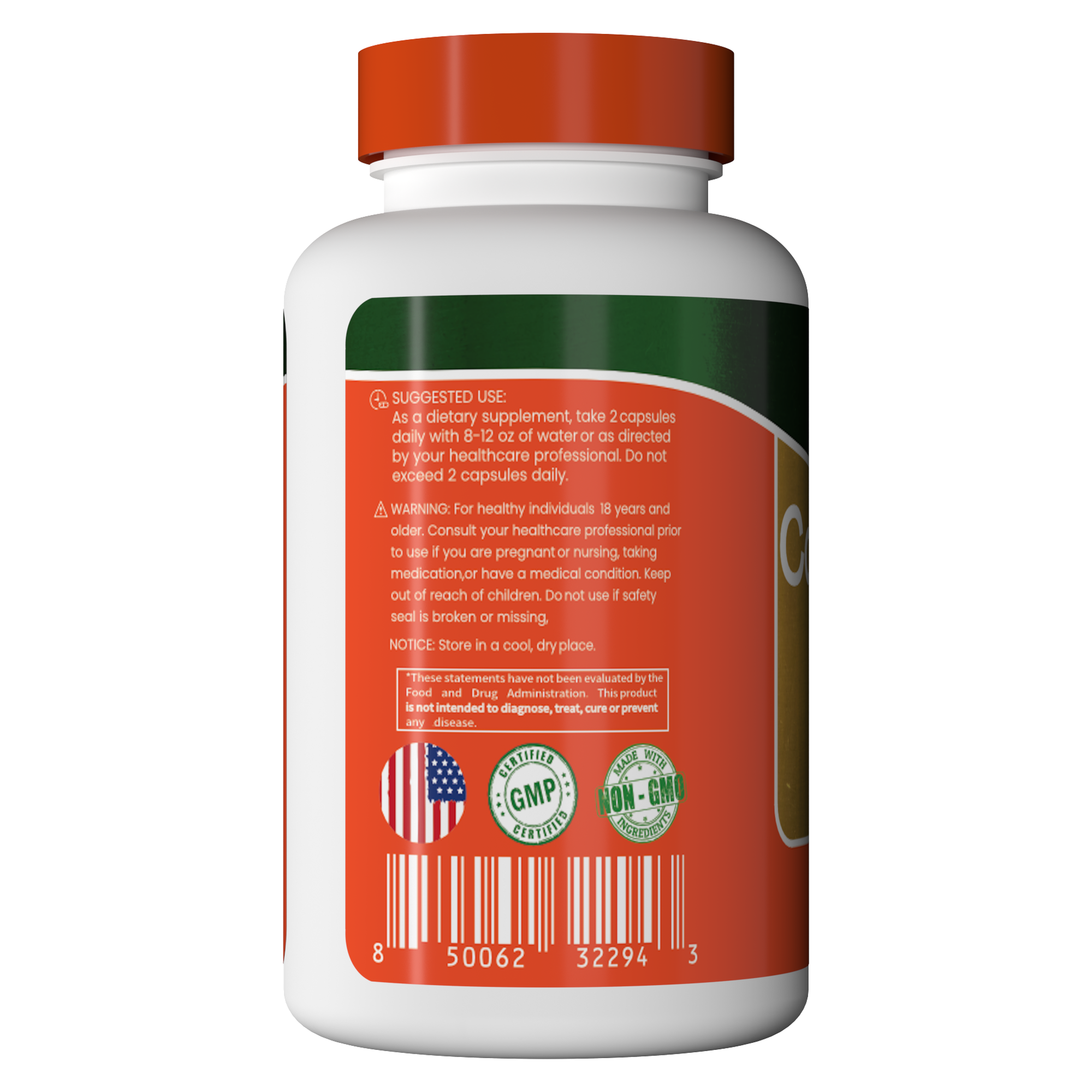 SHAKRA BOVINE 1000MG COLOSTRUM 120 CAPSULES CALOSTRO BOVINO - 3