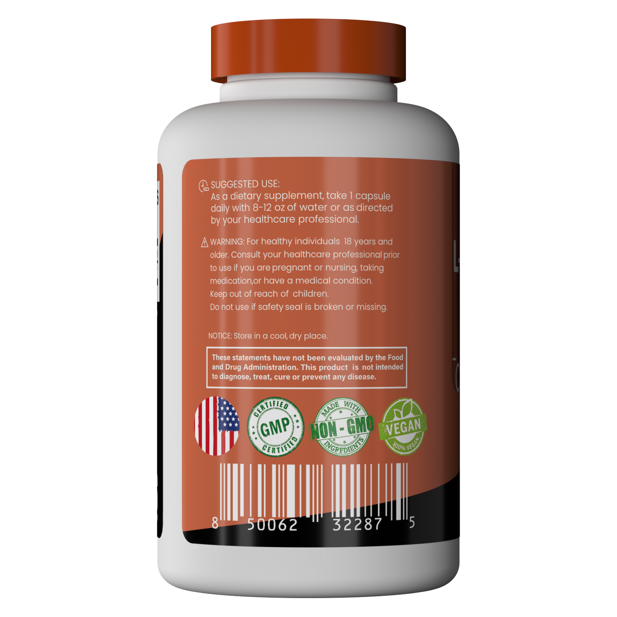 SHAKRA L-GLUTAMINE L-GLUTAMINA 800MG 180 CAPSULES - 3
