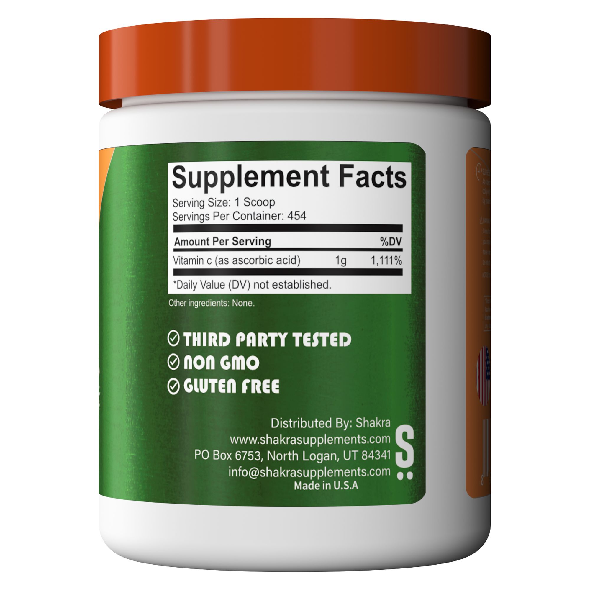 SHAKRA VITAMIN C ASCORBIC ACID VITAMINA C ÁCIDO ASCÓRBICO EN POLVO - 2