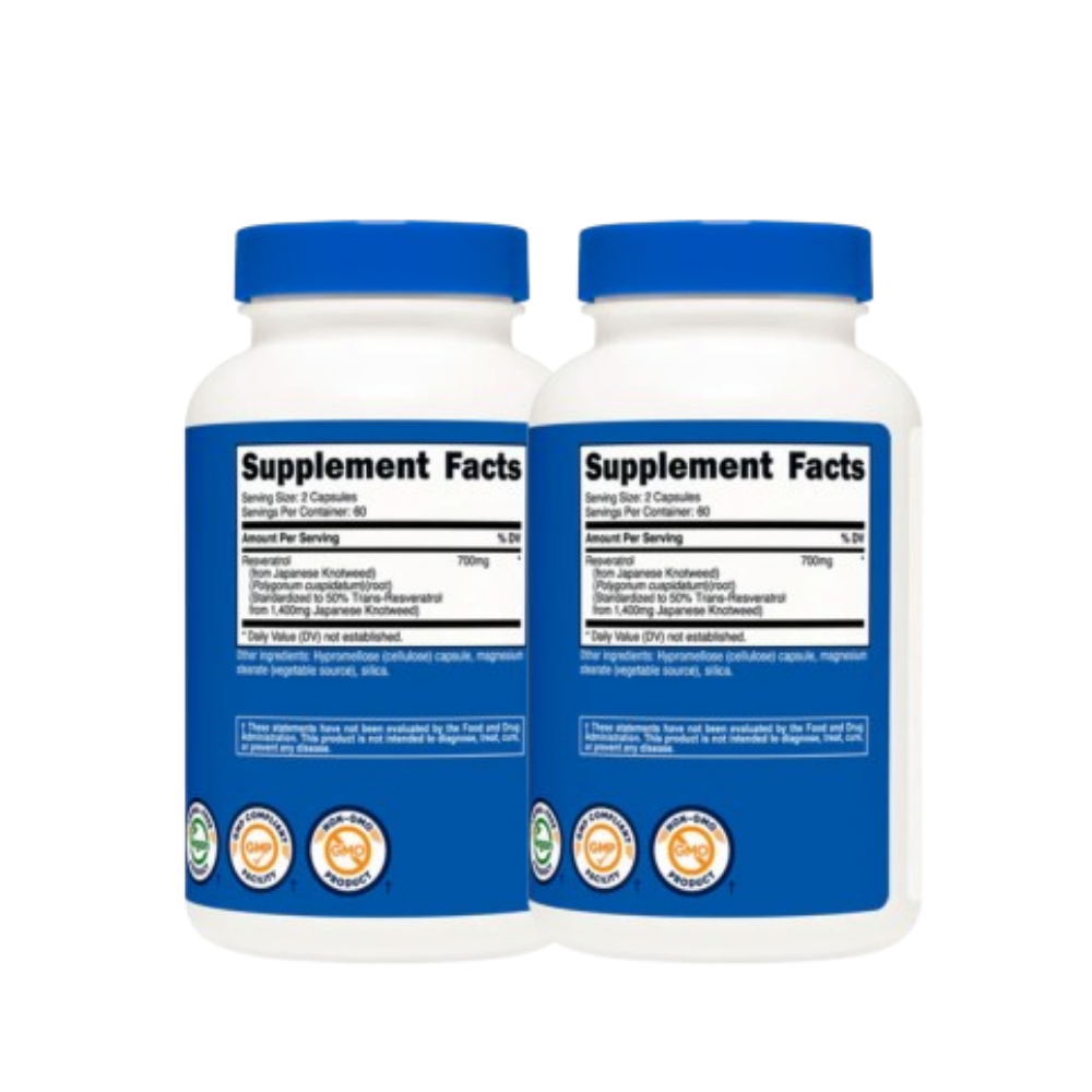PACK X2 NUTRICOST RESVERATROL 700 MG - 2
