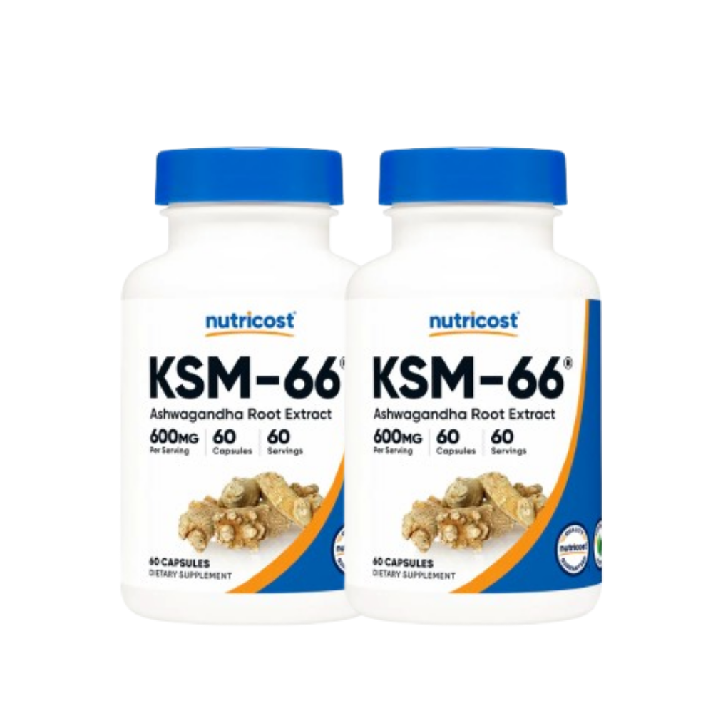 PACK X2 NUTRICOST KSM-66 ASHWAGANDHA - 1