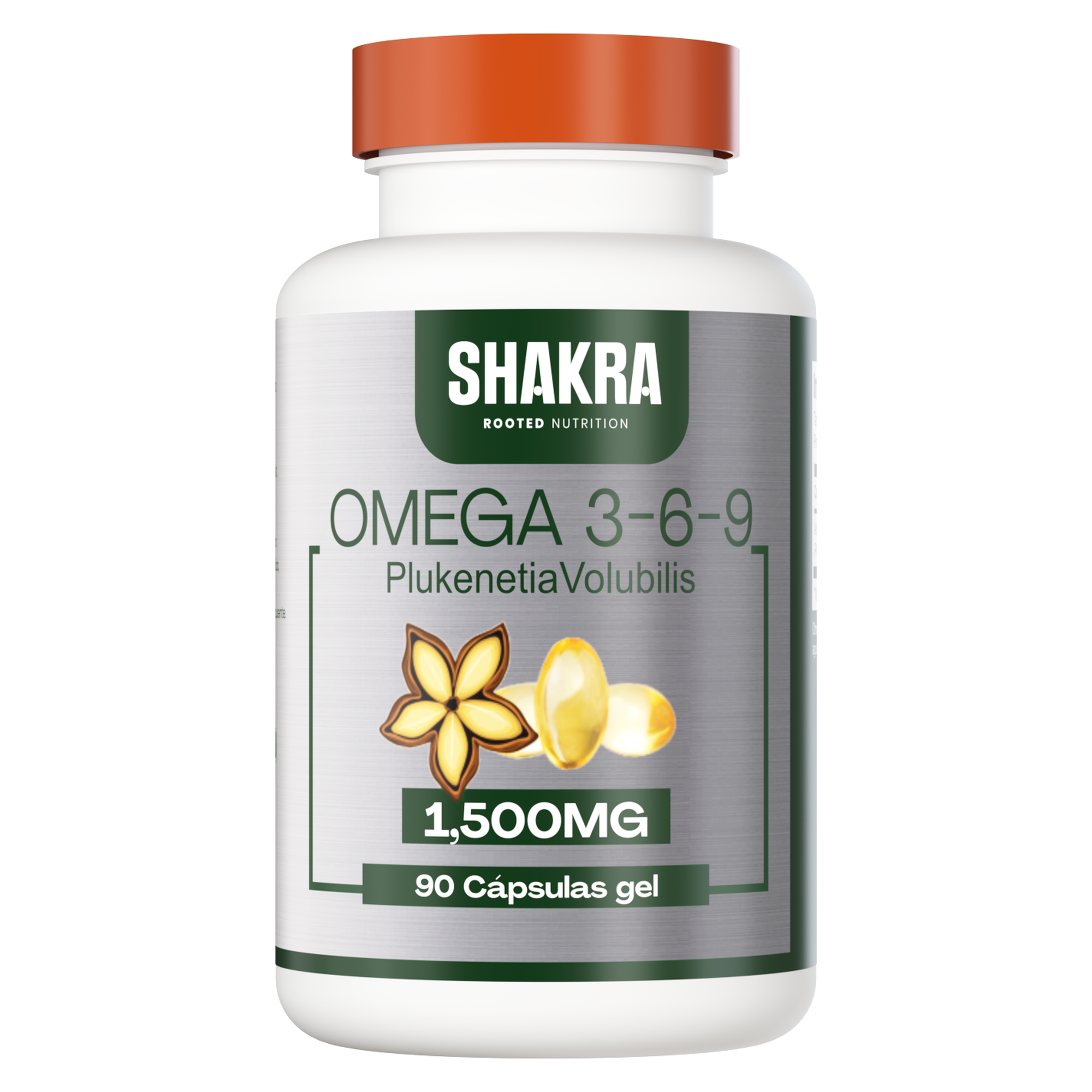 SHAKRA OMEGA 3-6-9 SACHA INCHI 1500MCG – 90 CÁPSULAS - 1